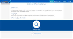 Desktop Screenshot of listes.amue.fr