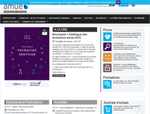 Tablet Screenshot of amue.fr